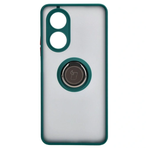 Kup Pouzdro s prstenem na prst Bizon Case Hybrid Ring pro Oppo A58 4G kouřové s tmavozeleným rámem - BIZ3960 - {ean13} - Sklep Home Screen