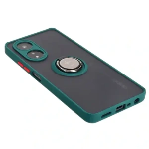 Kup Bizon Case Hybrid Ring Oppo A58 4G fumurie cu un cadru verde închis - BIZ3960 - {ean13} - Sklep Home Screen