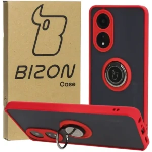 Kup Ring hibrid Bizon pentru Oppo A58 4G, fumuriu cu un cadru roșu - BIZ3961 - {ean13} - Sklep Home Screen