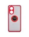 Buy Bizon Case Hybrid Ring Oppo A58 4G smoky with a red frame - BIZ3961 - {ean13} - Home Screen Store Europe
