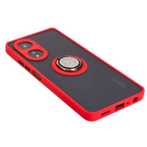 Buy Bizon Case Hybrid Ring Oppo A58 4G smoky with a red frame - BIZ3961 - {ean13} - Home Screen Store Europe