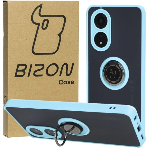 Kup Bizon Case Hybrid Ring Oppo A58 4G fumuriu cu un cadru bleu deschis - BIZ3962 - {ean13} - Sklep Home Screen