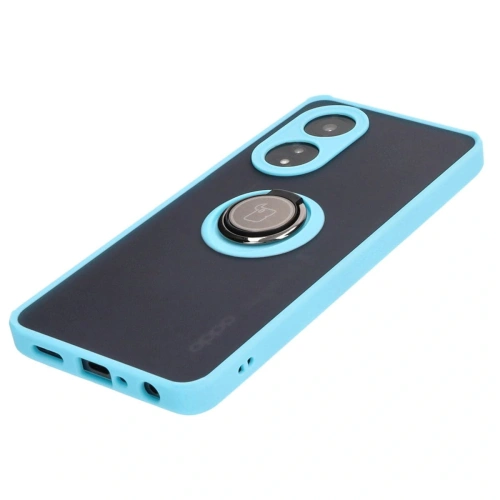Kup Bizon Case Hybrid Ring Oppo A58 4G fumuriu cu un cadru bleu deschis - BIZ3962 - {ean13} - Sklep Home Screen