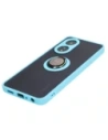 Kup Bizon Case Hybrid Ring Oppo A58 4G fumuriu cu un cadru bleu deschis - BIZ3962 - {ean13} - Sklep Home Screen