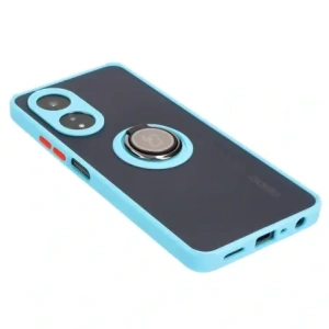 Kup Bizon Case Hybrid Ring Oppo A58 4G fumuriu cu un cadru bleu deschis - BIZ3962 - {ean13} - Sklep Home Screen