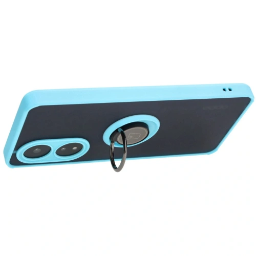 Kup Bizon Case Hybrid Ring Oppo A58 4G fumuriu cu un cadru bleu deschis - BIZ3962 - {ean13} - Sklep Home Screen
