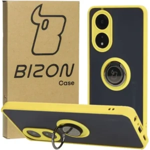 Kup Bizon Case Hybrid Ring Oppo A58 4G fumuriu cu un cadru galben - BIZ3963 - {ean13} - Sklep Home Screen