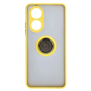 Kup Bizon Case Hybrid Ring Oppo A58 4G fumuriu cu un cadru galben - BIZ3963 - {ean13} - Sklep Home Screen