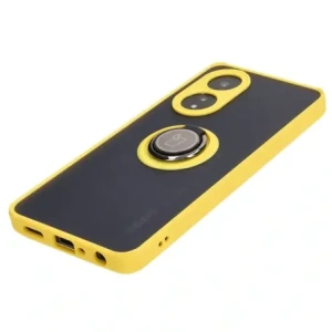 Kup Bizon Case Hybrid Ring Oppo A58 4G fumuriu cu un cadru galben - BIZ3963 - {ean13} - Sklep Home Screen