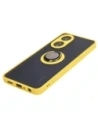 Kup Etui z uchwytem na palec Bizon Case Hybrid Ring do Oppo A58 4G przydymione z żółtą ramką - BIZ3963 - {ean13} - Sklep Home Screen