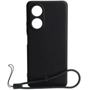 Etui Bizon Case Silicone do Oppo A58 4G czarne