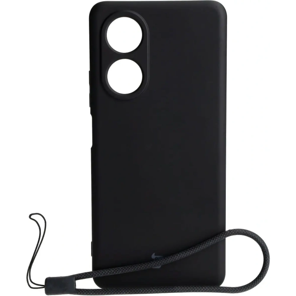 Etui Bizon Case Silicone do Oppo A58 4G czarne