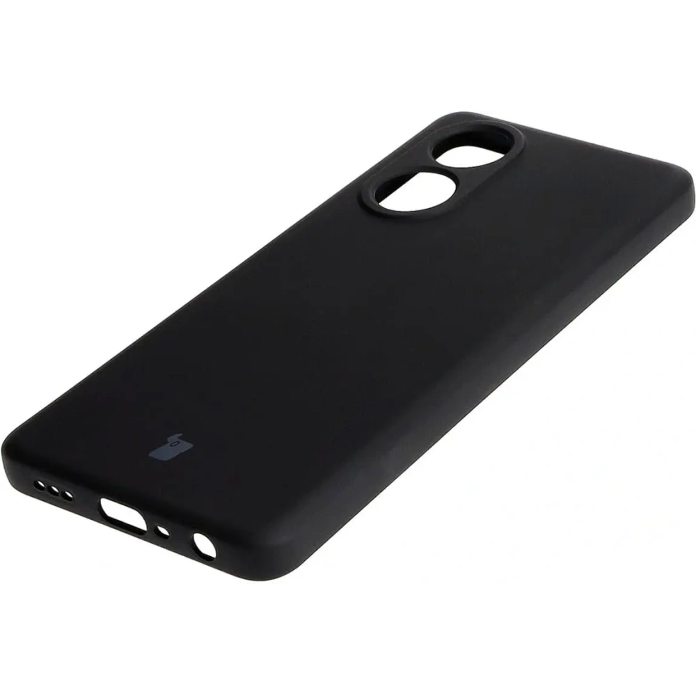 Etui Bizon Case Silicone do Oppo A58 4G czarne