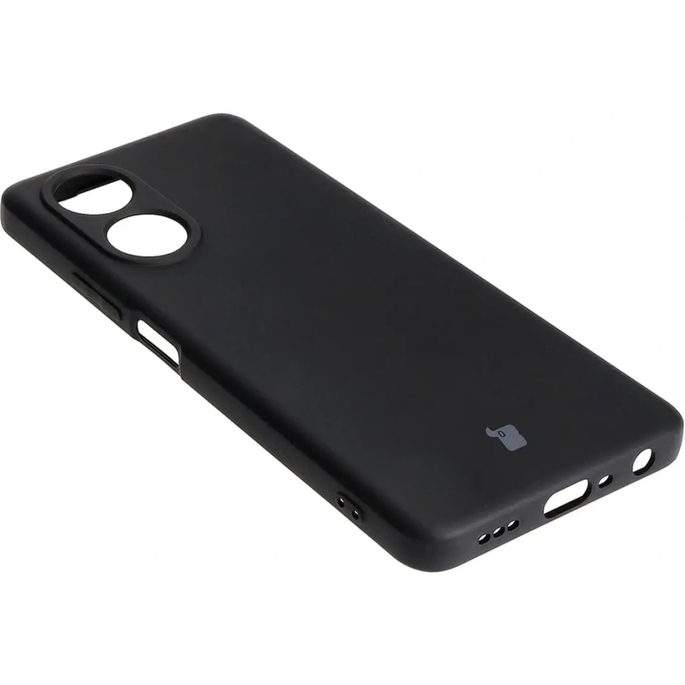 Etui Bizon Case Silicone do Oppo A58 4G czarne