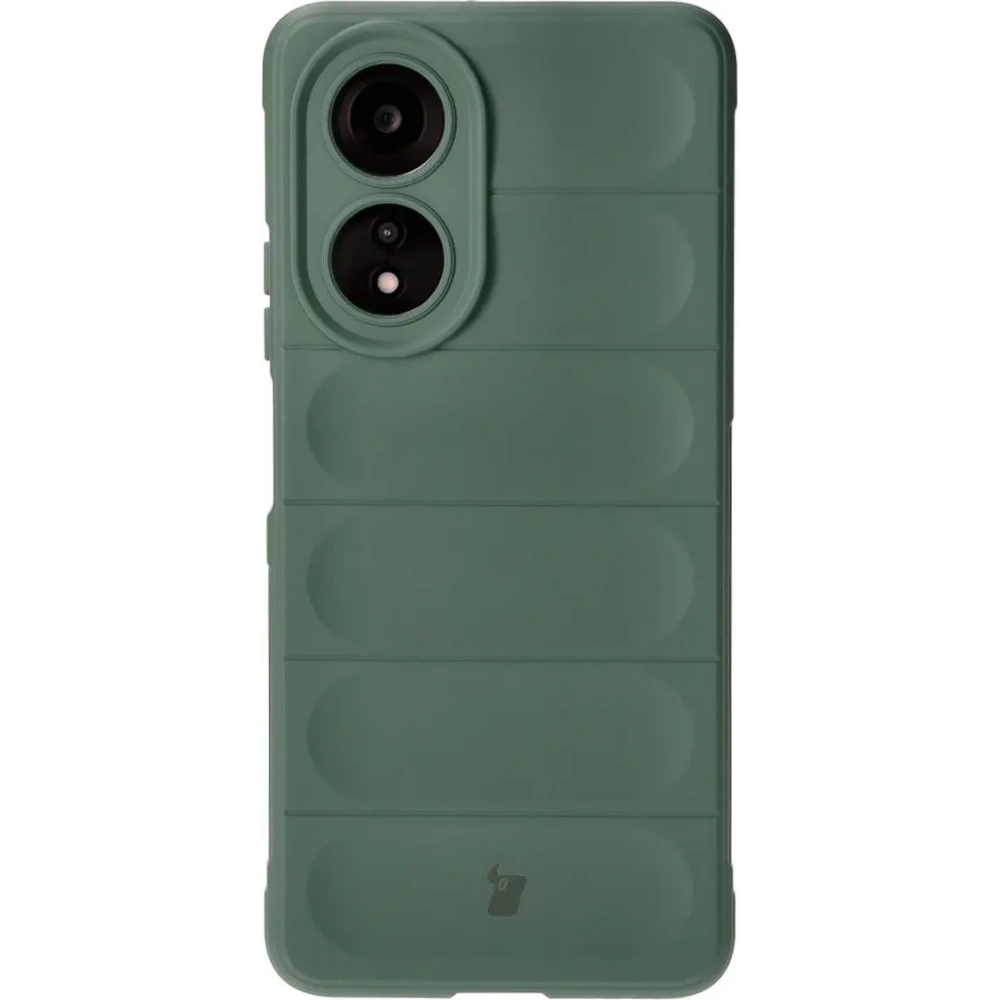 Pancerne etui Bizon Case Tur do Oppo A58 4G ciemnozielone