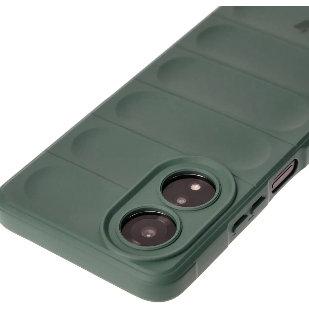 Pancerne etui Bizon Case Tur do Oppo A58 4G ciemnozielone