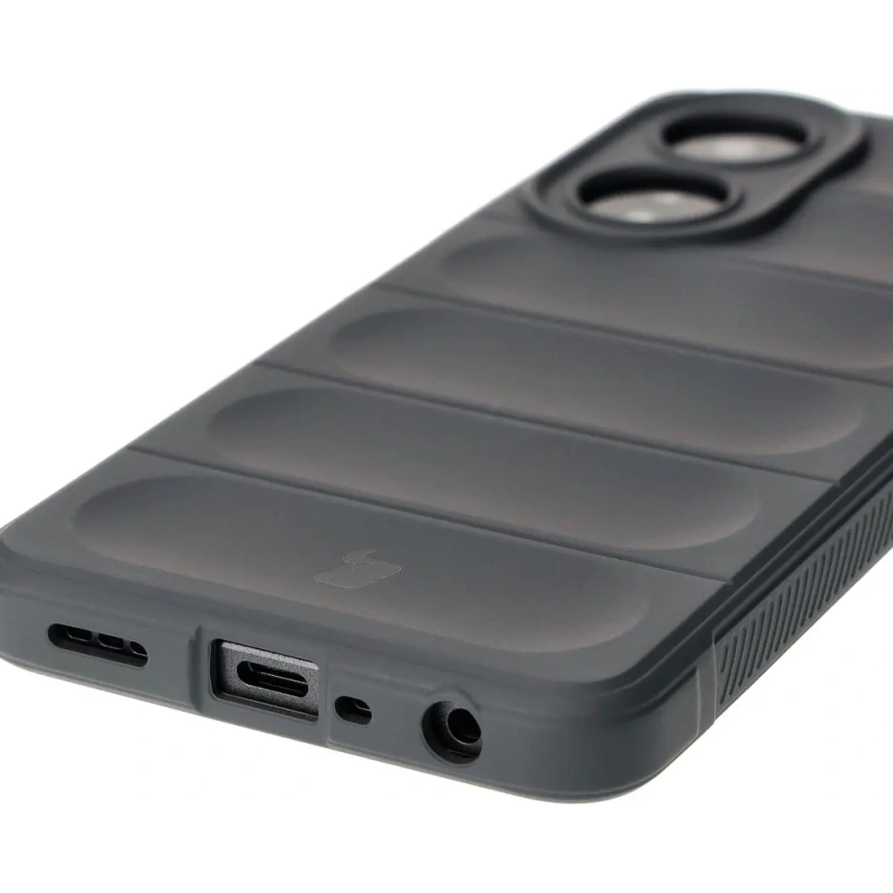 Pancerne etui Bizon Case Tur do Oppo A58 4G szare