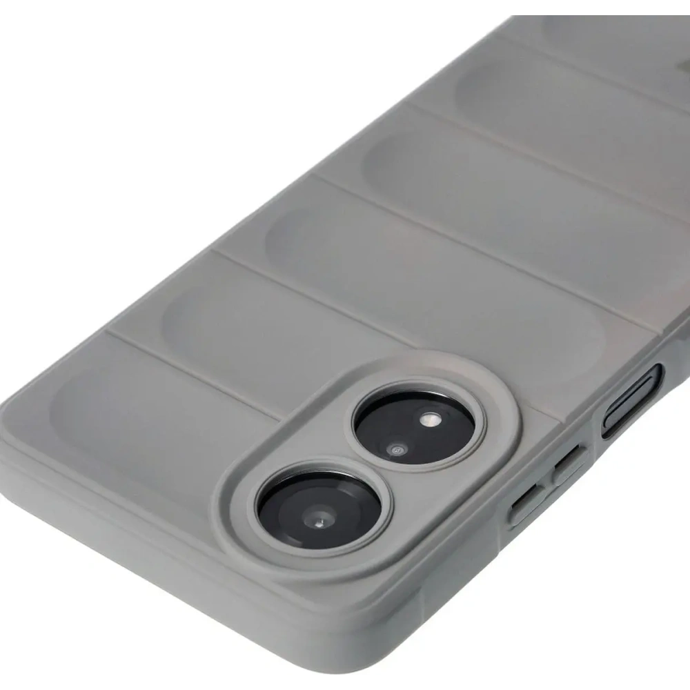 Pancerne etui Bizon Case Tur do Oppo A58 4G jasnoszare