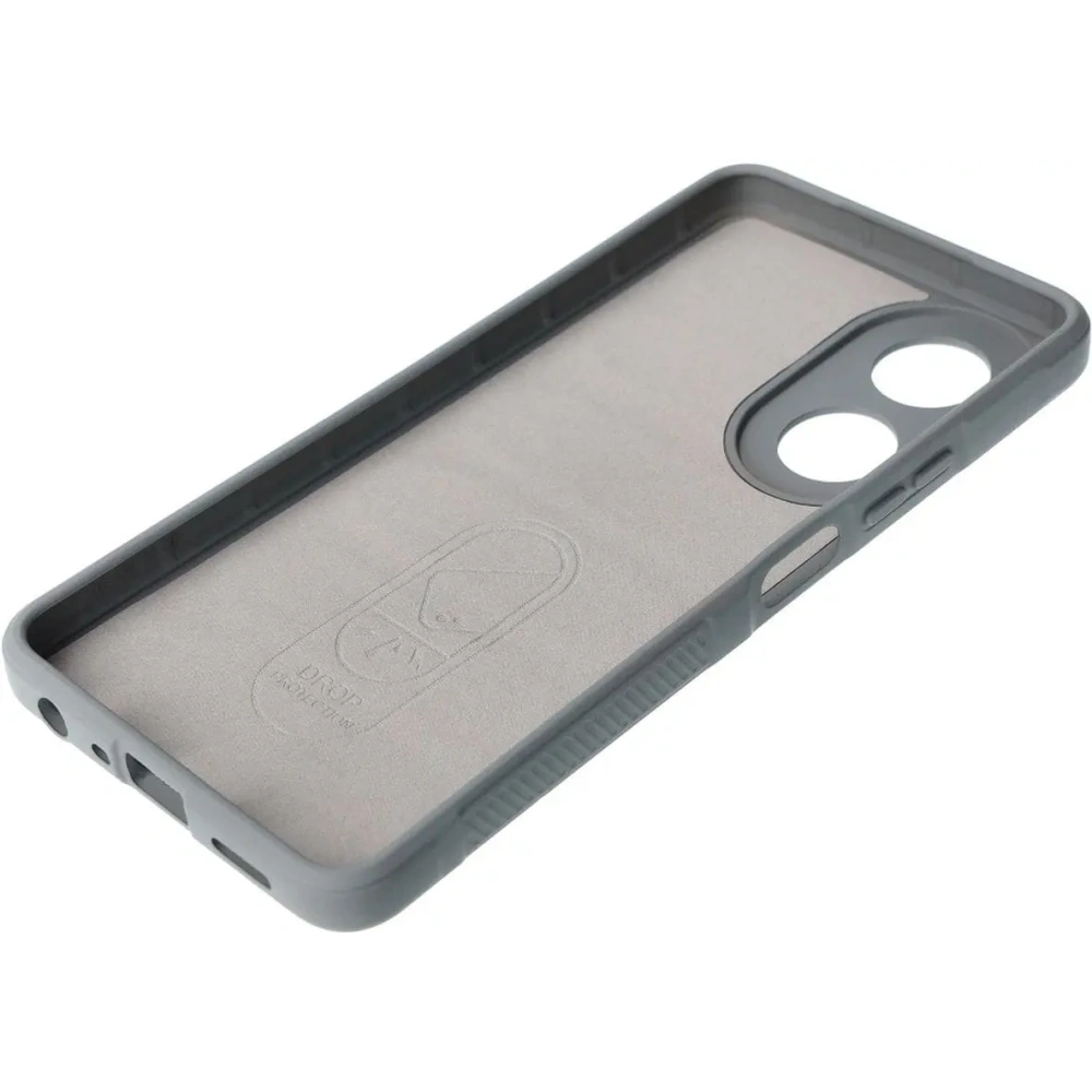 Pancerne etui Bizon Case Tur do Oppo A58 4G jasnoszare