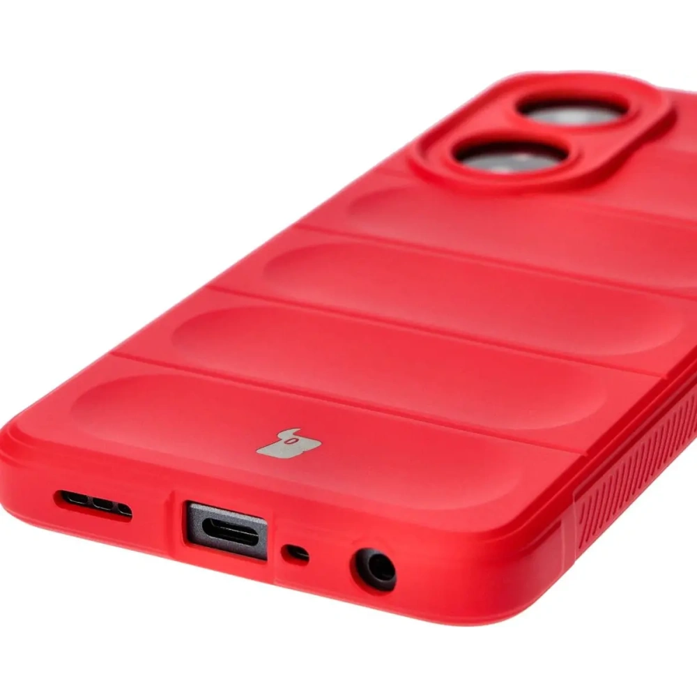 Pancerne etui Bizon Case Tur do Oppo A58 4G czerwone
