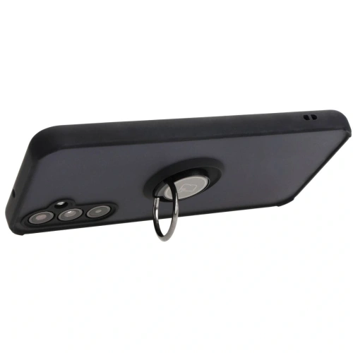 Kup Etui s úchopem na prst Bizon Case Hybrid Ring pro Samsung Galaxy M34 5G kouřové s černým rámečkem - BIZ3974 - {ean13} - Sklep Home Screen