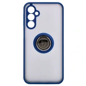 Kup Etui z uchwytem na palec Bizon Case Hybrid Ring do Samsung Galaxy M34 5G przydymione z granatową ramką - BIZ3975 - {ean13} - Sklep Home Screen
