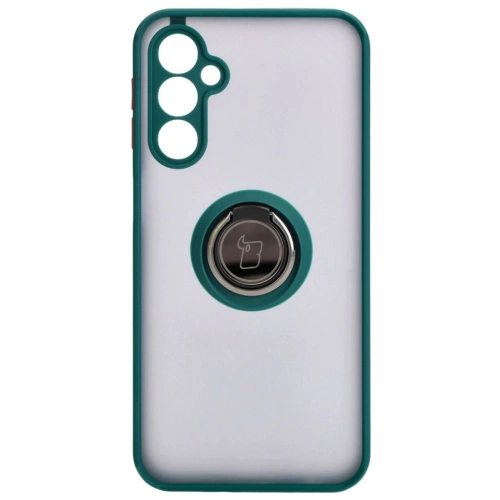 Kup Bizon Case Hybrid Ring Samsung Galaxy M34 5G fumurie cu un cadru verde închis - BIZ3976 - {ean13} - Sklep Home Screen