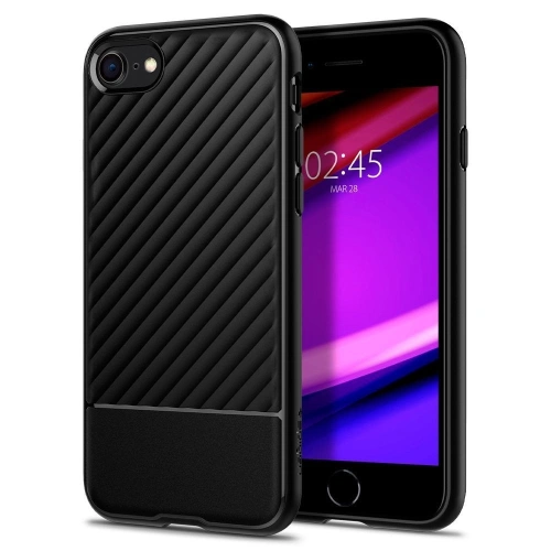 Kup Spigen Apple Hülle Core Armor iPhone SE 2022/SE 2020/8/7 Mattschwarz - SPN1083BLK - {ean13} - Sklep Home Screen