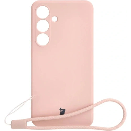 Bizon Case Silikon Sq Samsung Galaxy S24 hellrosa