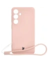 Bizon Case Silikon Sq Samsung Galaxy S24 hellrosa