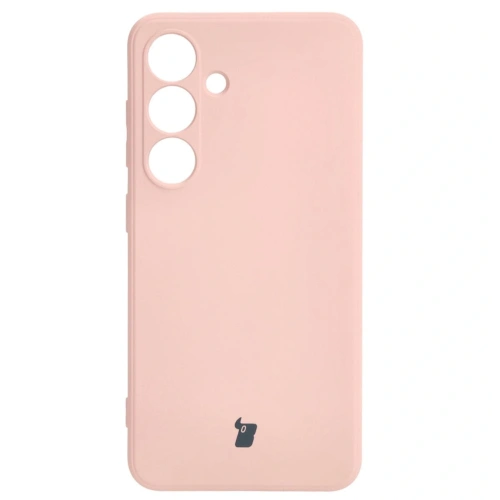 Bizon Case Szilikon Sq Samsung Galaxy S24 világos rózsaszín