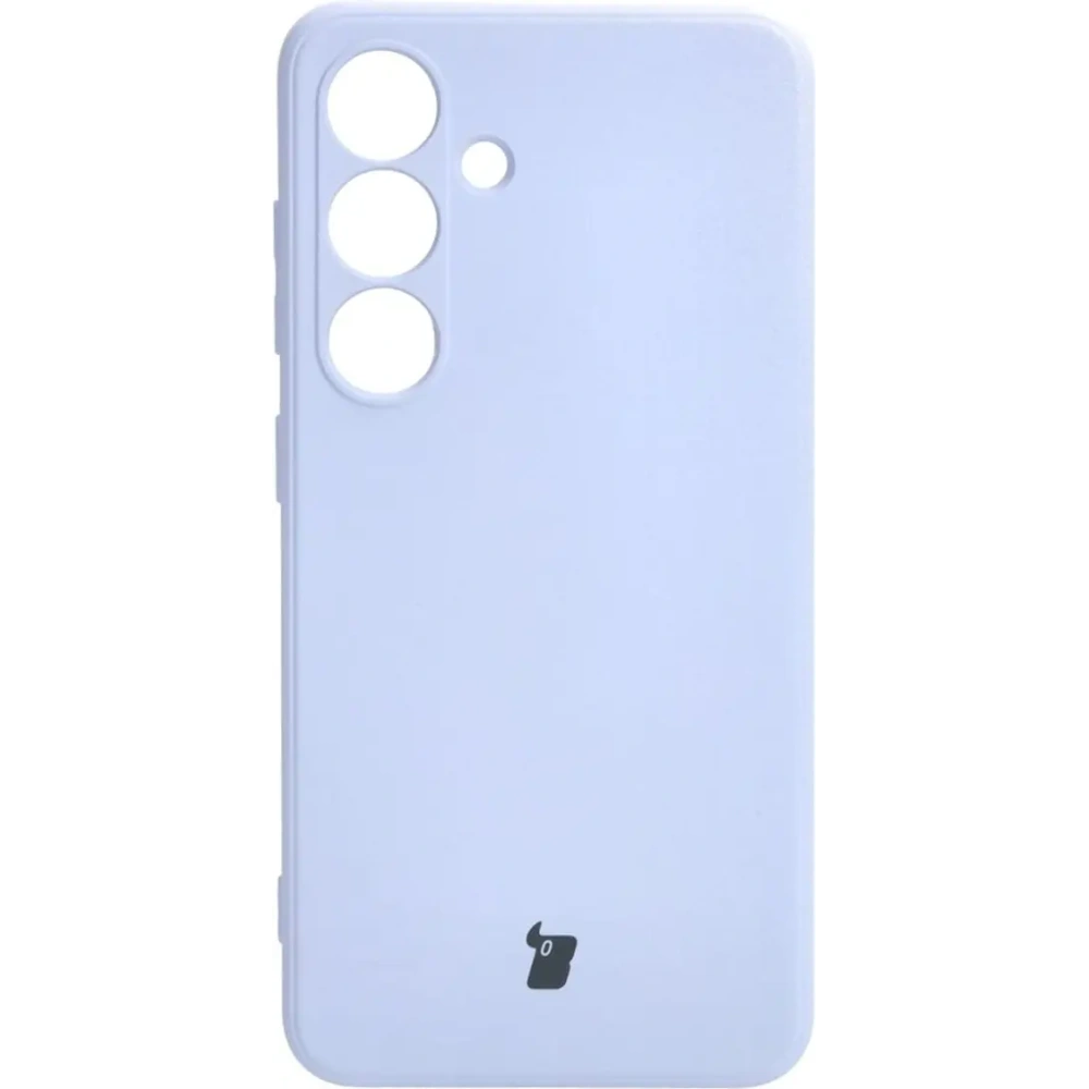 Etui Bizon Case Silicone Sq do Samsung Galaxy S24 jasnofioletowe
