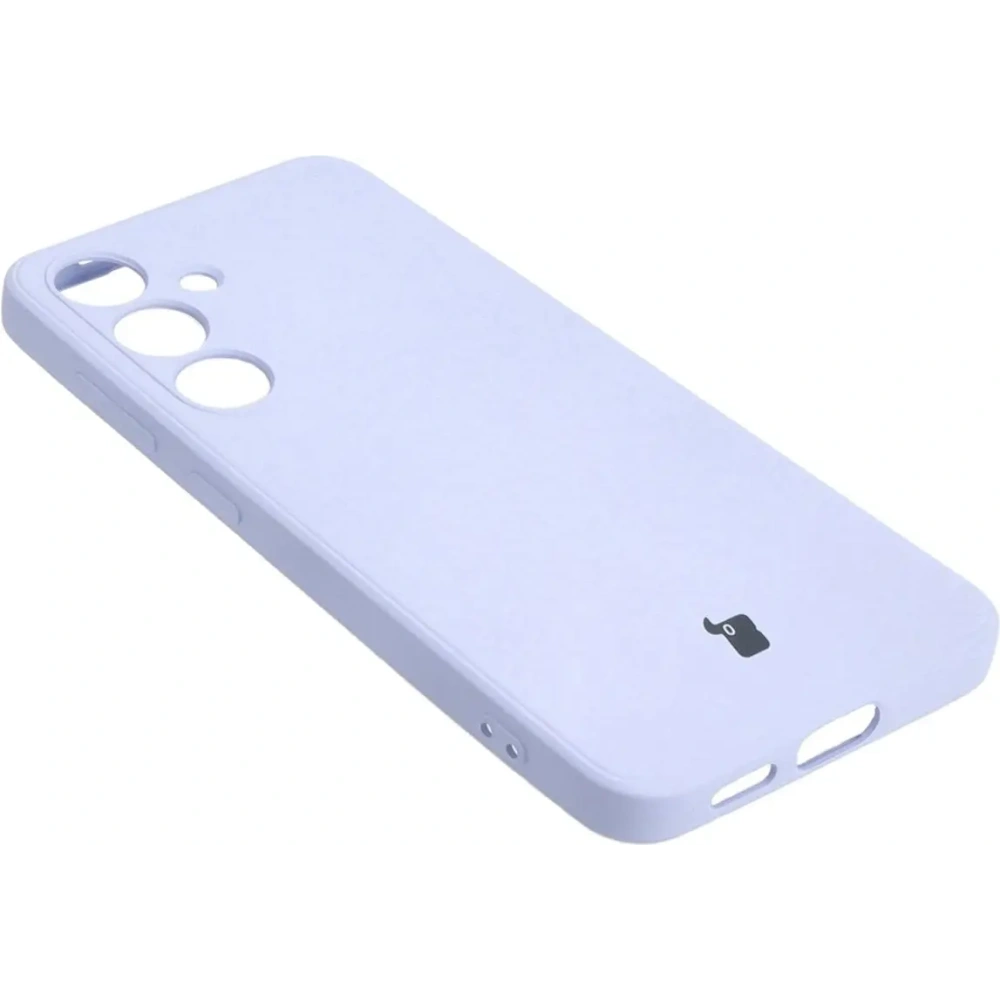 Etui Bizon Case Silicone Sq do Samsung Galaxy S24 jasnofioletowe