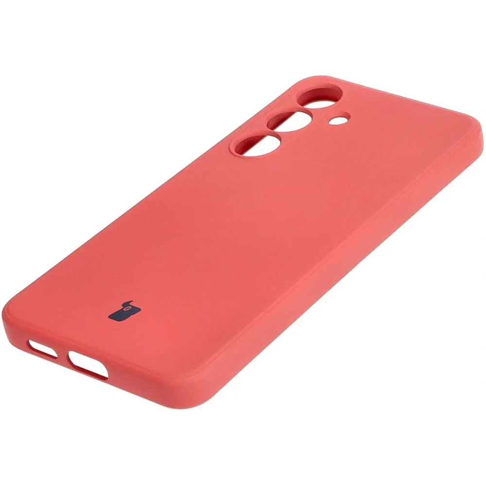 Etui Bizon Case Silicone Sq do Samsung Galaxy S24 brudny róż