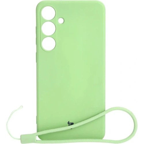 Kup Etui Bizon Case Silicone Sq do Samsung Galaxy S24 Plus jasnozielone - BIZ3992 - {ean13} - Sklep Home Screen