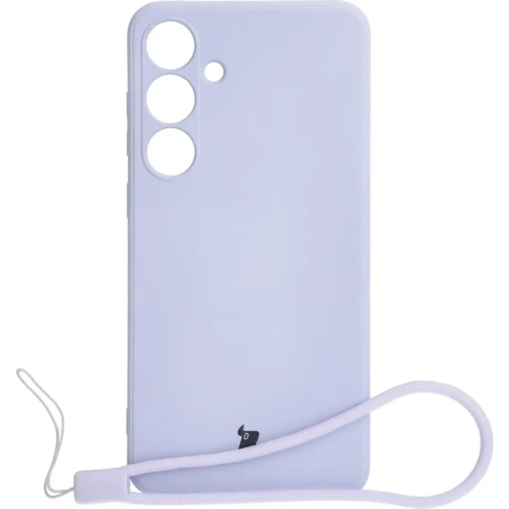 Etui Bizon Case Silicone Sq do Samsung Galaxy S24 Plus jasnofioletowe