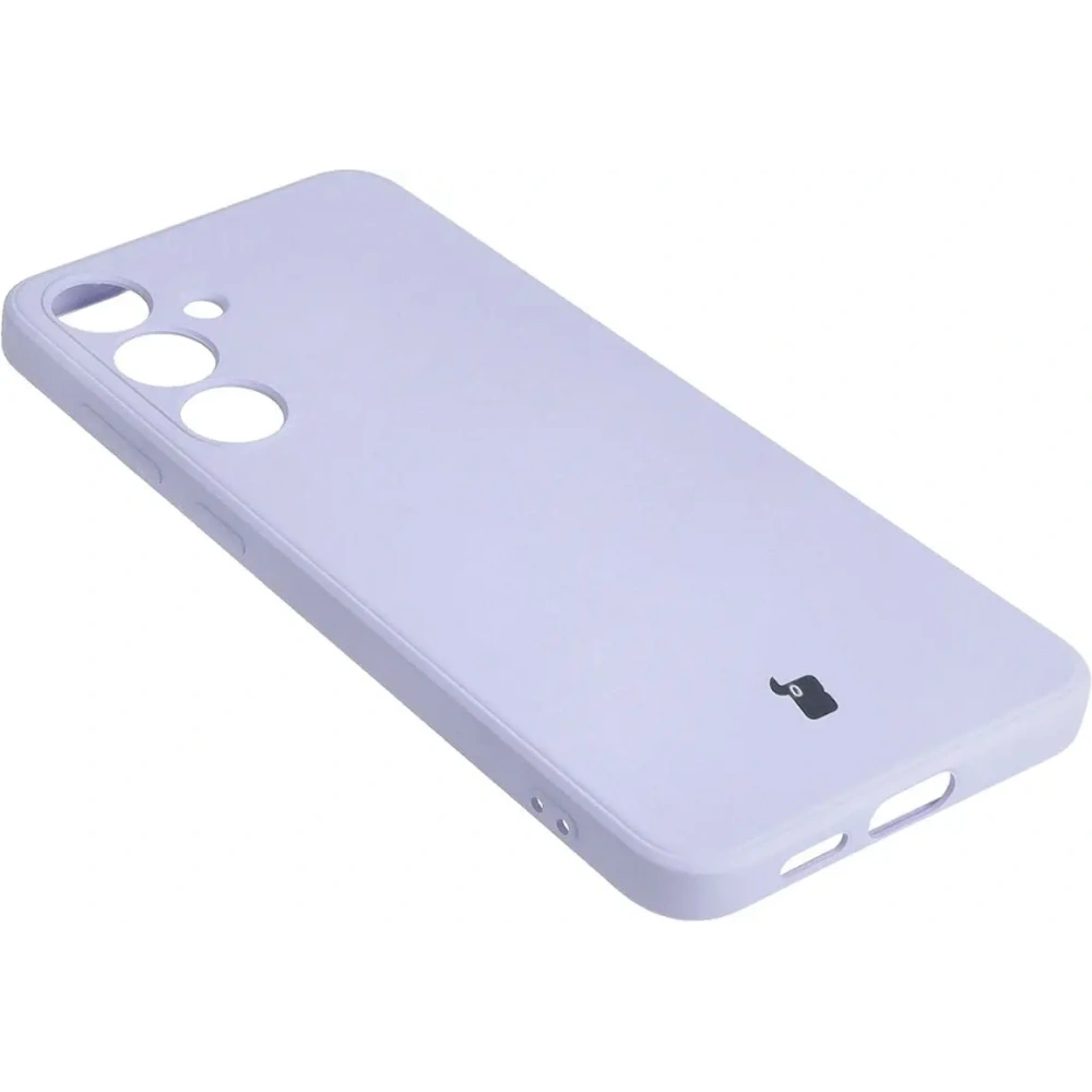 Etui Bizon Case Silicone Sq do Samsung Galaxy S24 Plus jasnofioletowe
