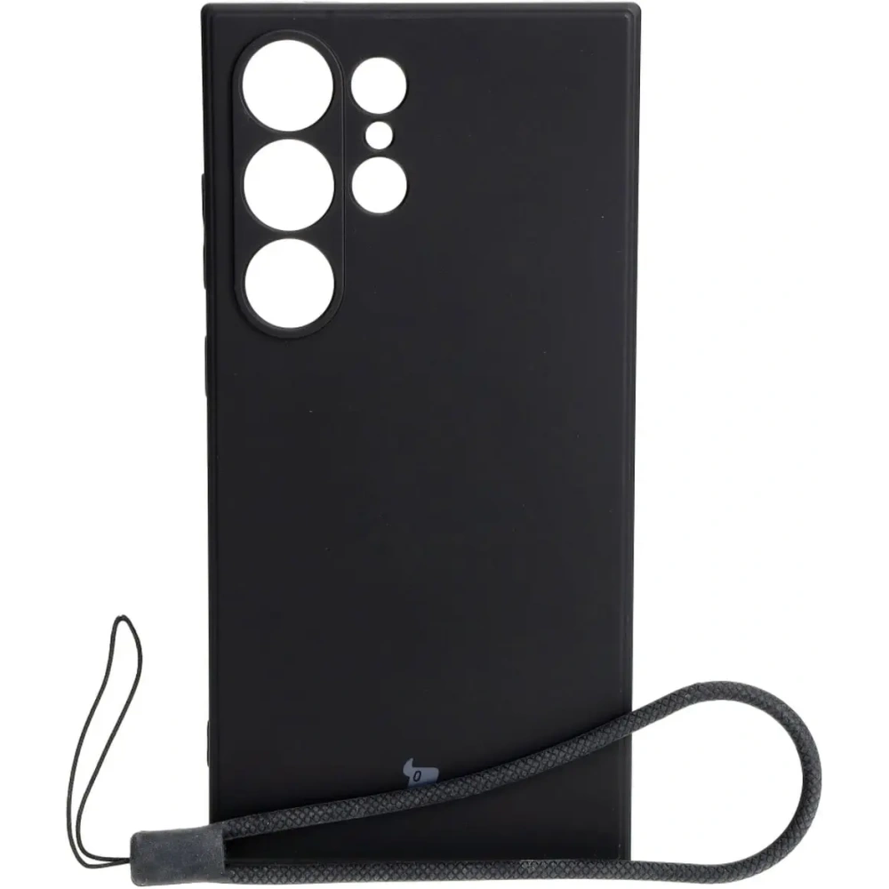 Etui Bizon Case Silicone Sq do Samsung Galaxy S24 Ultra czarne