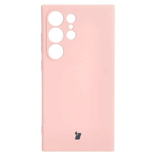 Kup Etui Bizon Case Silicone Sq do Samsung Galaxy S24 Ultra jasnoróżowe - BIZ3998 - {ean13} - Sklep Home Screen