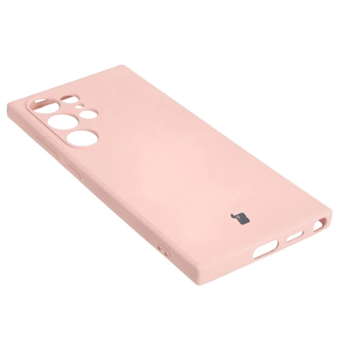 Kup Bizon Case Silicone Sq Samsung Galaxy S24 Ultra roz deschis - BIZ3998 - {ean13} - Sklep Home Screen