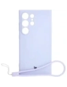 Bizon Case Silicone Sq Samsung Galaxy S24 Ultra light purple