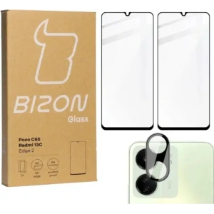 Kup BIZON Edge 2x Bildschirmglas + Kameraglas für Redmi 13C / Poco C65 - BIZ4003 - {ean13} - Sklep Home Screen