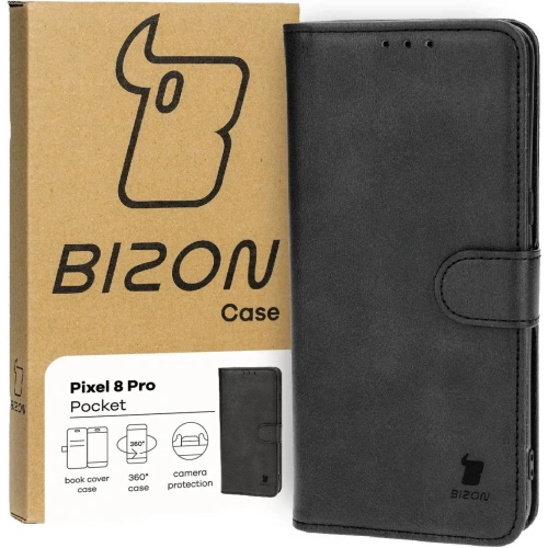 Kup Etui z klapką Bizon Case Pocket do Google Pixel 8 Pro czarne - BIZ4007 - {ean13} - Sklep Home Screen