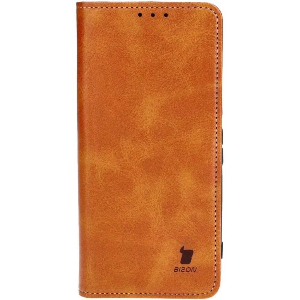 Etui z klapką Bizon Case Pocket Pro do Google Pixel 8 Pro brązowe