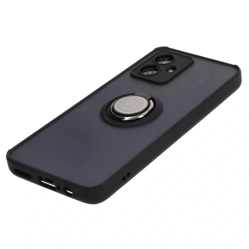 Kup Etui z uchwytem na palec Bizon Case Hybrid Ring do Motorola Moto G54 5G przydymione z czarną ramką - BIZ4011 - {ean13} - Sklep Home Screen