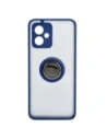 Kup Etui z uchwytem na palec Bizon Case Hybrid Ring do Motorola Moto G54 5G przydymione z granatową ramką - BIZ4012 - {ean13} - Sklep Home Screen