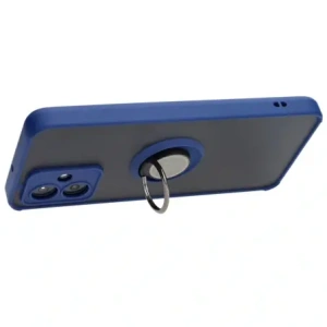Kup Bizon Case Hybrid Ring Motorola Moto G54 5G fumuriu cu un cadru albastru închis - BIZ4012 - {ean13} - Sklep Home Screen