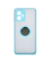 Kup Etui z uchwytem na palec Bizon Case Hybrid Ring do Motorola Moto G54 5G przydymione z jasnoniebieską ramką - BIZ4013 - {ean13} - Sklep Home Screen