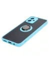 Kup Etui z uchwytem na palec Bizon Case Hybrid Ring do Motorola Moto G54 5G przydymione z jasnoniebieską ramką - BIZ4013 - {ean13} - Sklep Home Screen