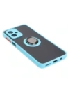 Buy Bizon Case Hybrid Ring Motorola Moto G54 5G smoky with a light blue frame - BIZ4013 - {ean13} - Home Screen Store Europe